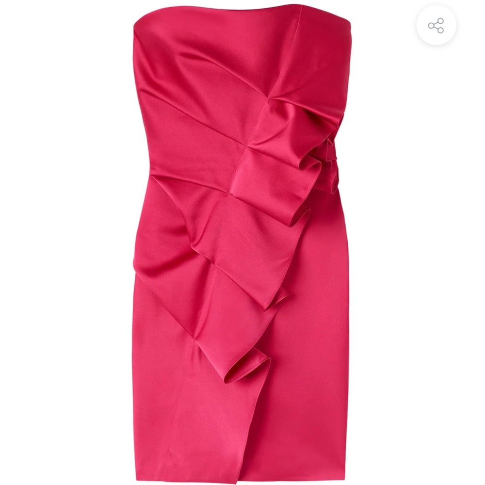 A.L.C. TALITA STRAPLESS DRESS IN MANZANITA COCKTAIL SIZE 6 NWT